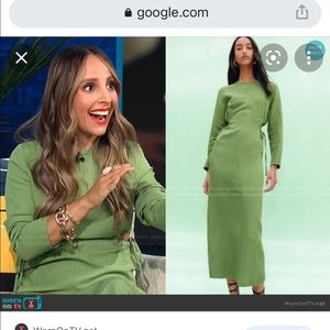 NWOT Zara Linen Cut-Out Dress XL